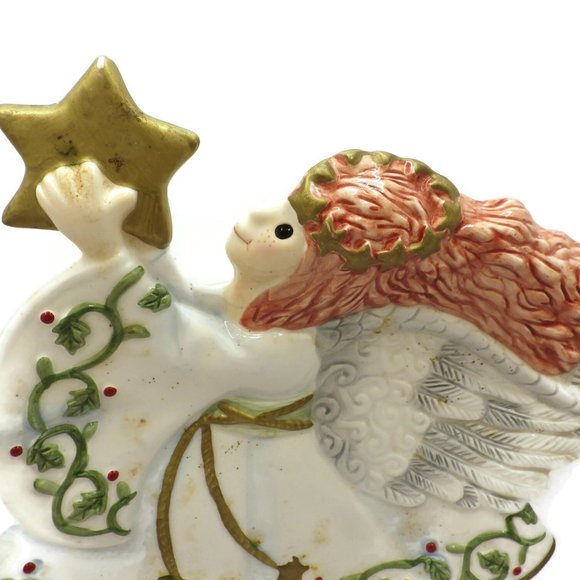Fitz & Floyd Christmas Angel/ Tidbit Tray/ Moonbeams/Essentials - Picture 2 of 5